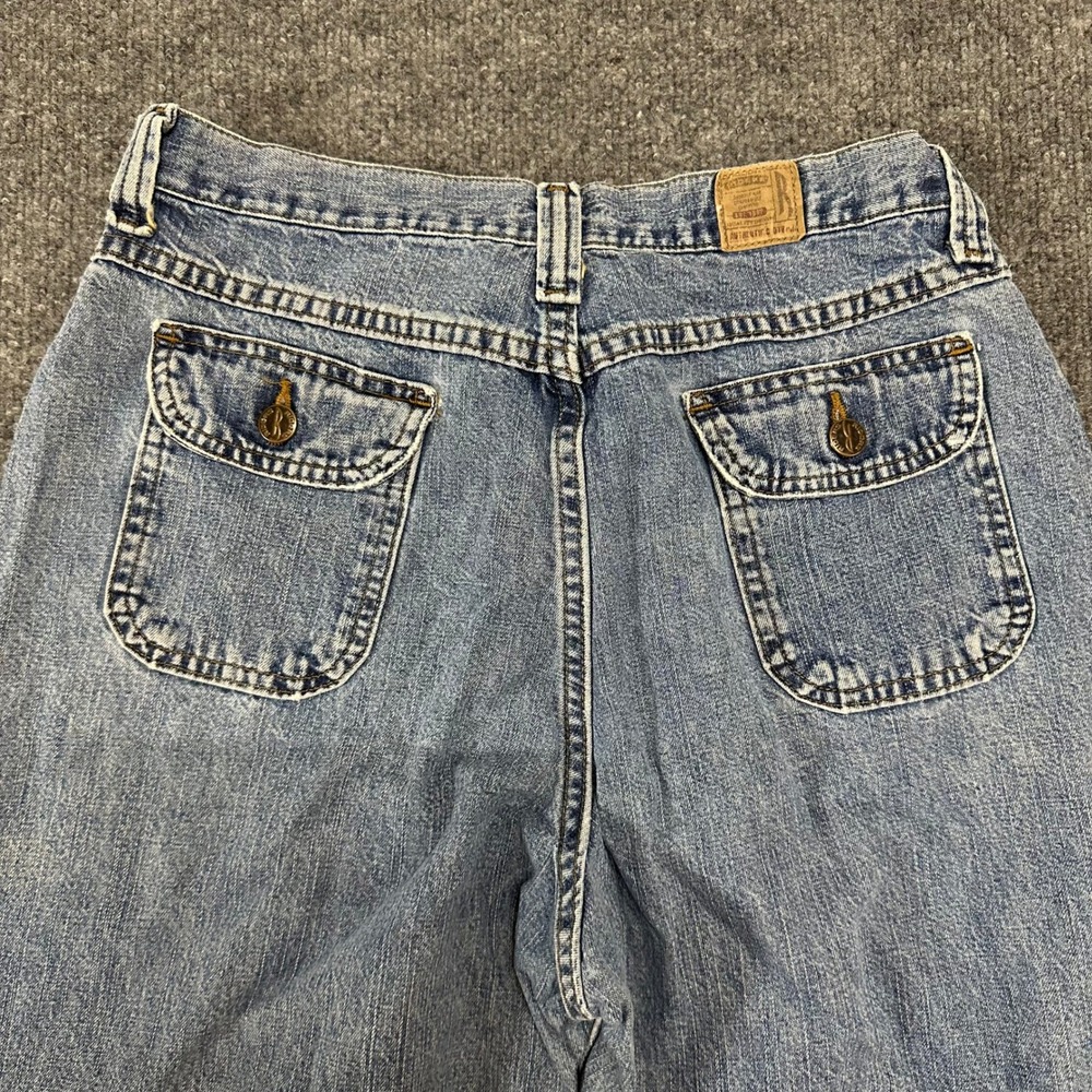 Route 66 Jeans Womens Size 12 Blue Light Wash Relaxed Fit Straight Leg Denim - Picture 2 of 9